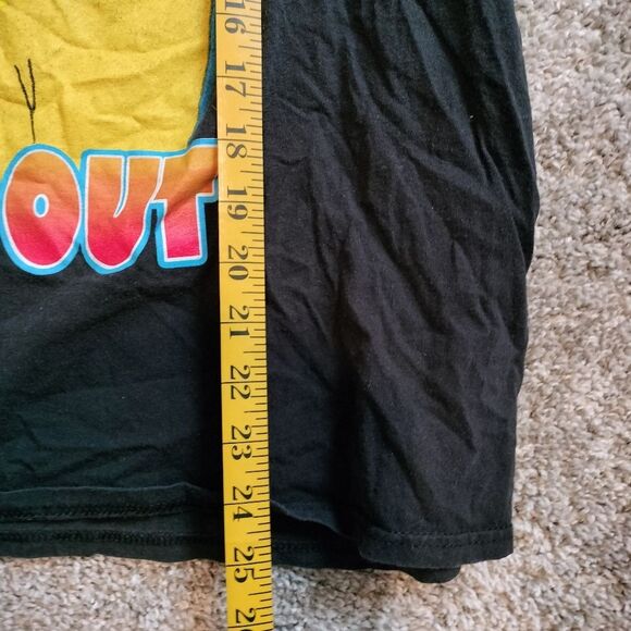 Disney Powerline "Stand Out" Black Tour T-Shirt "A Goofy Movie" Sz L - Picture 5 of 5